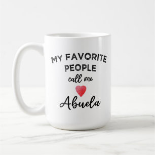 Bel me ABUELA Spaanse oma familie oma Koffiemok