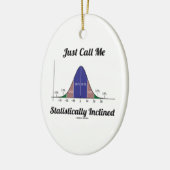 Bel me alleen statistisch geklonken (knolcurve) keramisch ornament (Links)