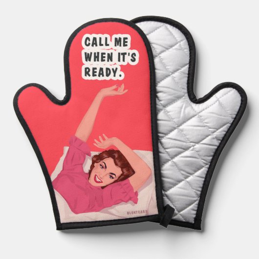 Bel me als het klaar is. ovenwant (Voorkant / Achterkant)