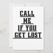 Bel me als je kwijt raakt kaart (Achterkant)