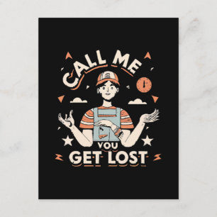 bel me als je verdwaald bent informatiekaartje