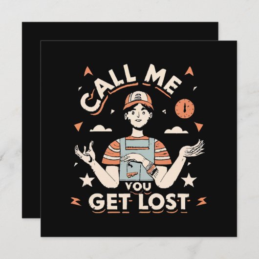 bel me als je verdwaalt (Voorkant / Achterkant)