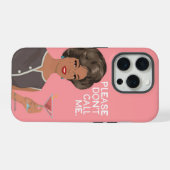 Bel me alsjeblieft niet. iPhone hoesje (Achterkant horizontaal)