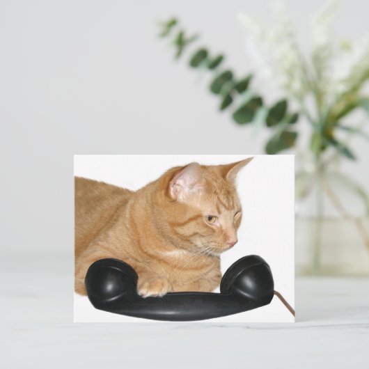 Bel me briefkaart (Staand voorkant)