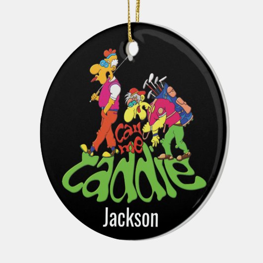 Bel me Caddie 🏌️ ‍ ♂️ Keramisch Ornament (Links)