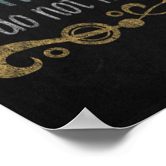 Bel me Chalkboard Art Poster (Hoek)