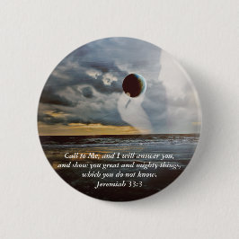 Bel me ~ Christelijke bijbelaansporing Ronde Button 5,7 Cm