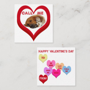 BEL ME Critters Gespreksharten Valentijn Notitiekaartje