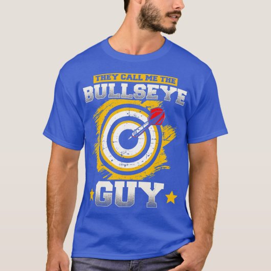 Bel me Darts Bullseye T-shirt (Voorkant)