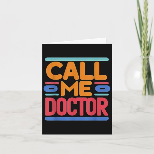Bel me dokter ____-- kaart (Voorkant)