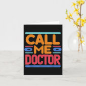 Bel me dokter ____-- kaart (Gele Bloem)