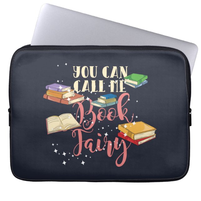 Bel me Fairy Avid Reader Laptop Sleeve (Voorkant)