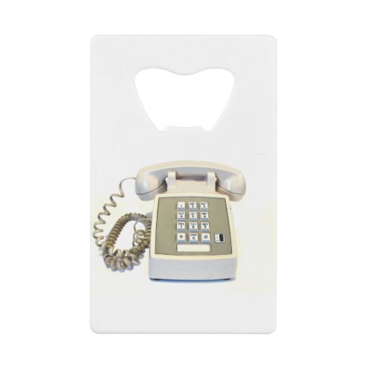 Bel me gewoon creditkaart flessenopener (Voorkant)