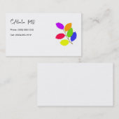 Bel me-kaart visitekaartje (Voorkant / Achterkant)