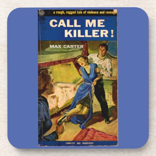 Bel me Killer pulp ficcover Bier Onderzetter (Voorkant)