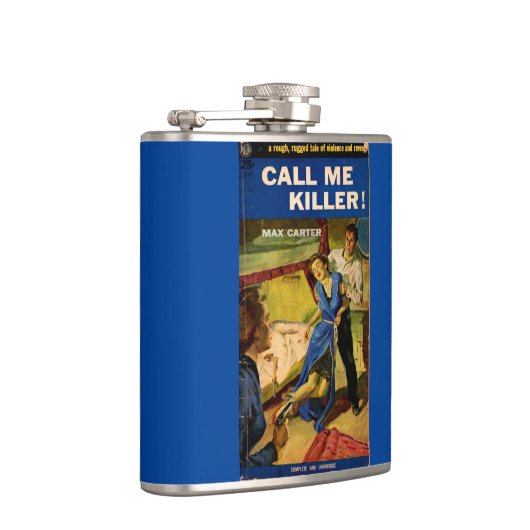 Bel me Killer pulp ficcover Heupfles (Rechts)