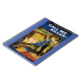 Bel me Killer pulp ficcover Notitieboek (Linkerzijde)