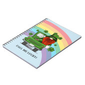 Bel me Lucky Irish Gnome Notitieboek (Linkerzijde)