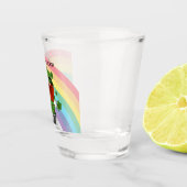 Bel me Lucky Irish Gnome St Patricks Day Shot Glas (Rechts)