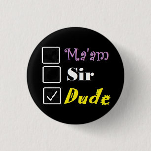 Bel me Man Button