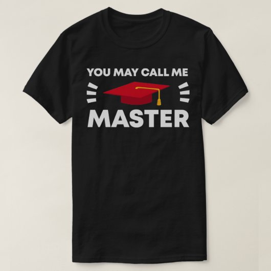 Bel me Master T-shirt (Design voorkant)