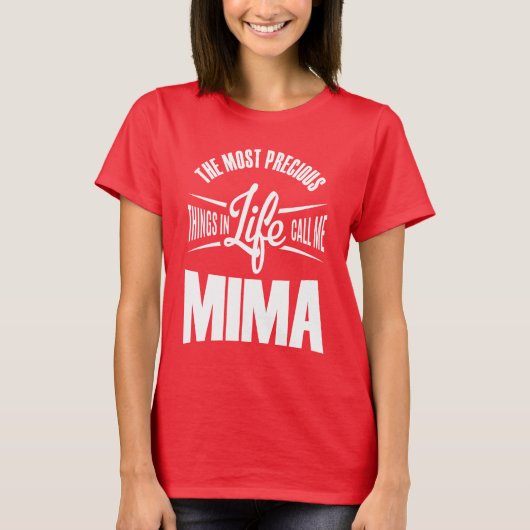 Bel me Mima T-shirt (Voorkant)