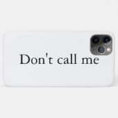 Bel me niet - Case-Mate iPhone case (Achterkant (horizontaal))