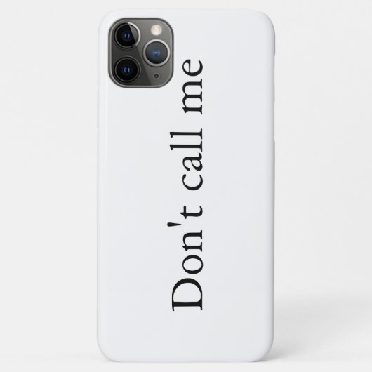 Bel me niet - Case-Mate iPhone case (Achterkant)