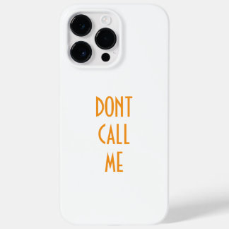 "BEL ME NIET" iPhone 14 Pro Max hoesje
