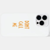 "BEL ME NIET" iPhone 14 Pro Max hoesje (Achterkant (horizontaal))