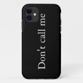Bel me niet - iPhone case (Achterkant)