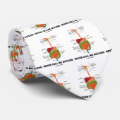 Bel me nooit nutteloos (Humor van het spijsverteri Stropdas (Opgerold)