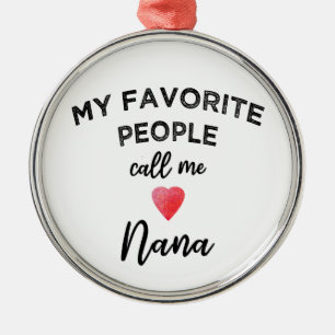 Bel me OMA Klassieke Oma Nickname Grootmoeder Metalen Ornament