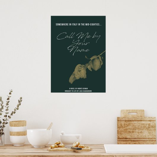 Bel me op Jouw naam 2 Poster (Keuken)