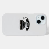 BEL ME Oude Mode Telefoon Rotary Dial Case-Mate iPhone Case (Achterkant (horizontaal))