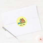 Bel Me Ronde Sticker (Envelop)