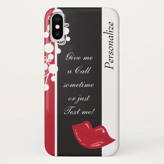 Bel me soms - grappig Case-Mate iPhone case (Achterkant)