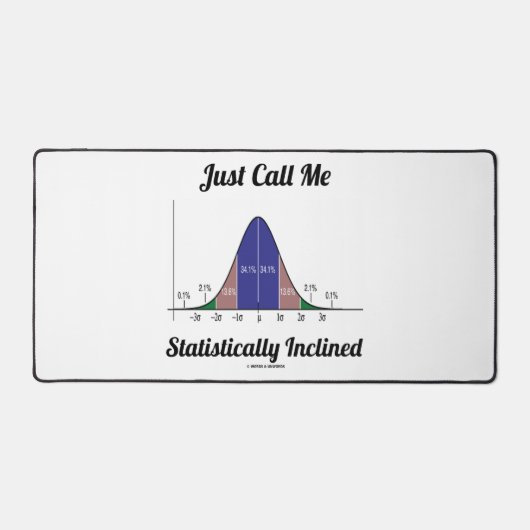 Bel me statistisch geïnlindeerde knolcurve bureaumat (Voorkant)