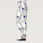 Bel me statistisch geïnlindeerde knolcurve leggings (Links)