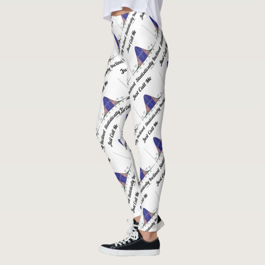 Bel me statistisch geïnlindeerde knolcurve leggings (Links)