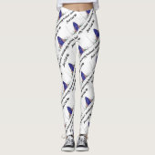Bel me statistisch geïnlindeerde knolcurve leggings (Voorkant)