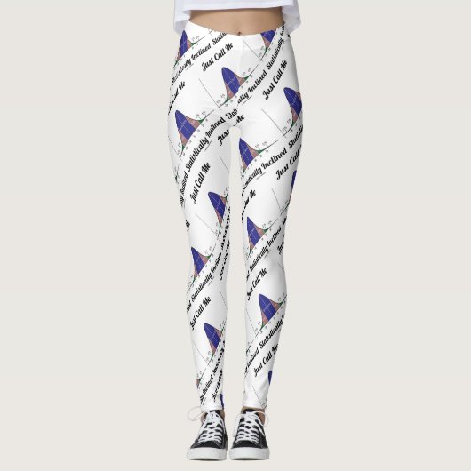 Bel me statistisch geïnlindeerde knolcurve leggings (Voorkant)