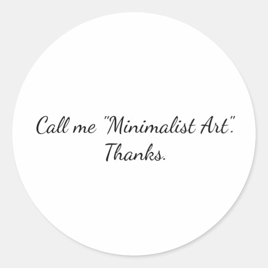 Bel me  Sticker (Voorkant)