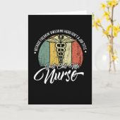 Bel me verpleegster omdat Superhero geen functieti Kaart (Gele Bloem)