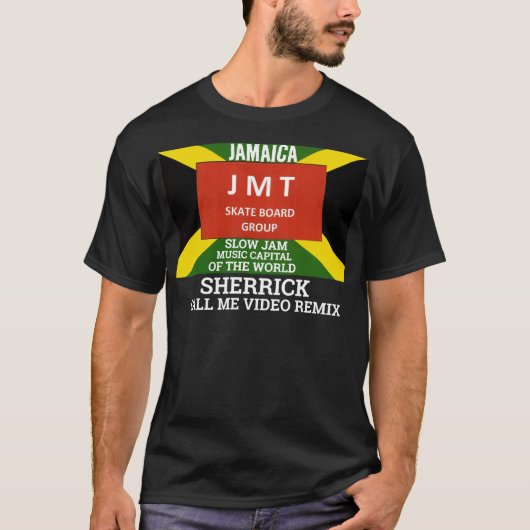 BEL ME VIDEO REMIX. Basis Donker T-shirt (Voorkant)