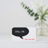 Bel me visitekaartje (Staand voorkant)