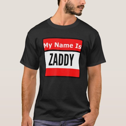 Bel me Zaddy T-shirt (Voorkant)