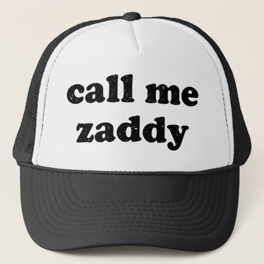 Bel me Zaddy Trucker Pet (Voorkant)