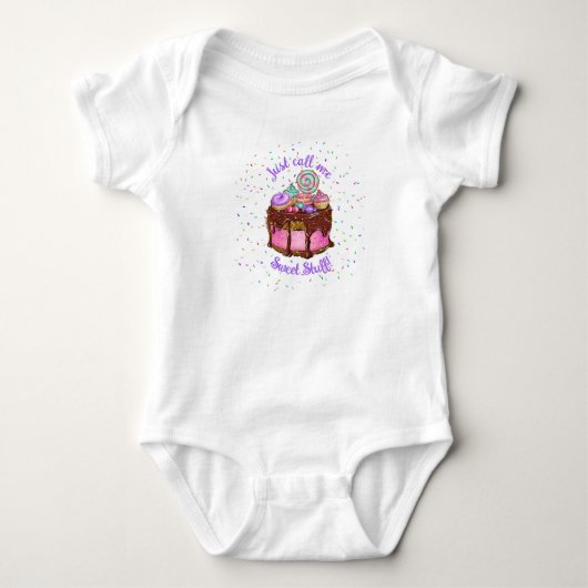 Bel Me Zoete Spullen - Cake Cupcake Donuts Macaron Romper (Voorkant)