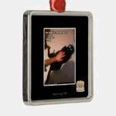 Bel MIB Metalen Ornament (Rechts)